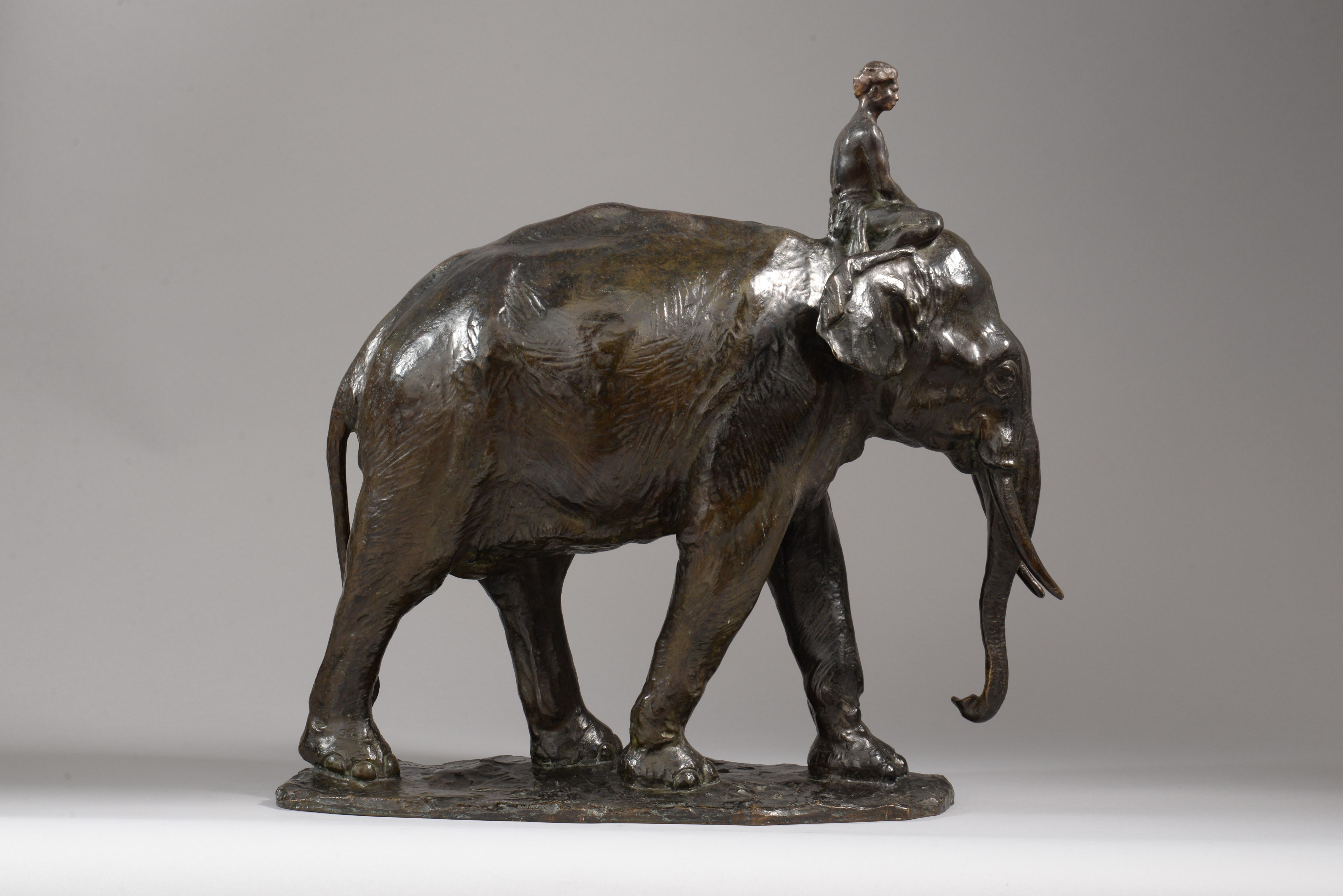 CORNAC SUR UN ÉLÉPHANT